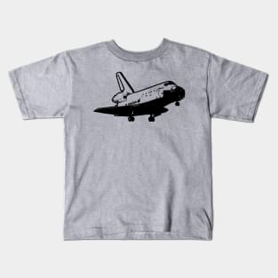 US Space Shuttle Landing Kids T-Shirt